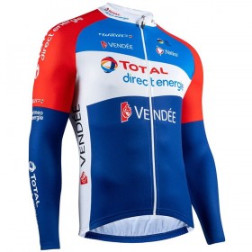 Maillot Cyclisme 2020 Total Direct Energie Manches Longues N001